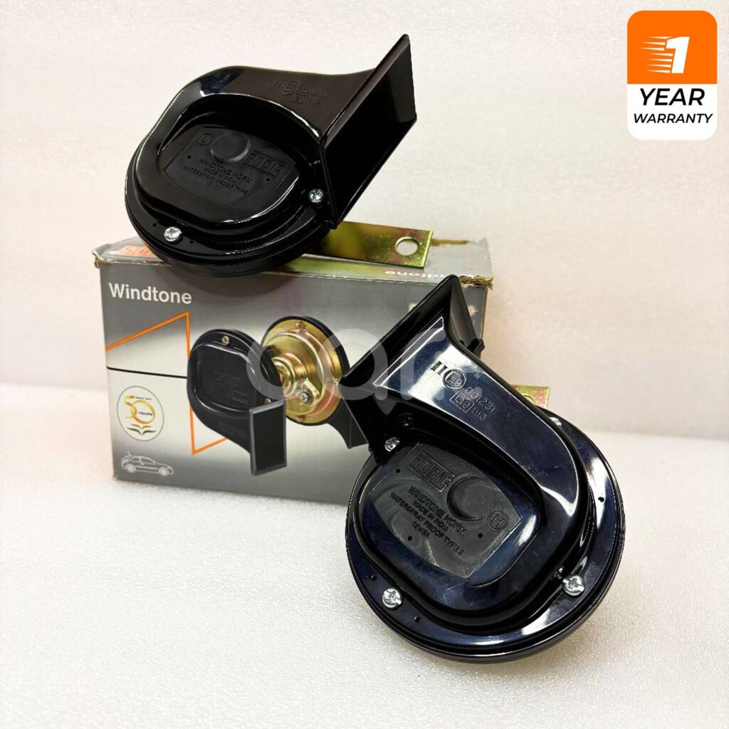 ROOTS Windtone Horn Set (12V) – Classic Universal Horn for Cars | Budget-Friendly | 1-Year Warranty.