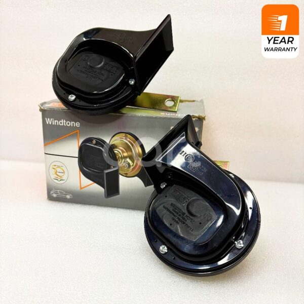 ROOTS Windtone Horn Set (12V) – Classic Universal Horn for Cars | Budget-Friendly | 1-Year Warranty.