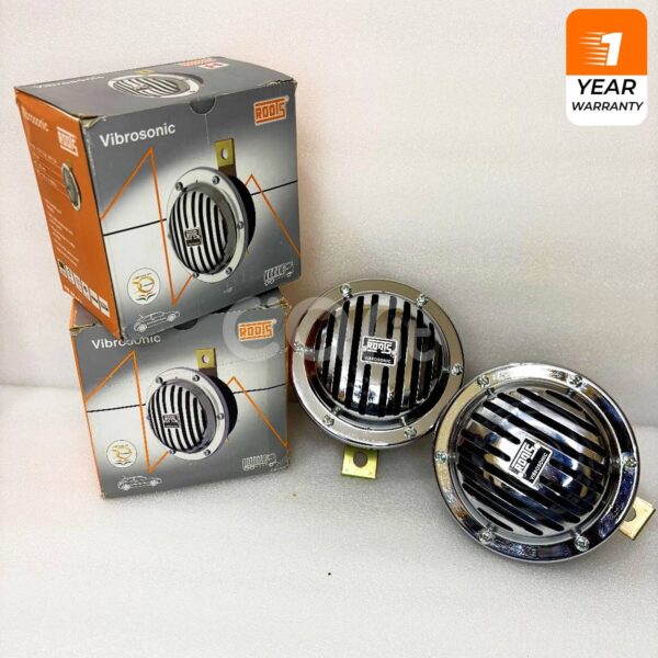 ROOTS Vibrosonic Superior Horn Set (12V) – Universal Car Fit | Weather Resistant | 1-Year Warranty